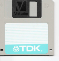 floppy disk front