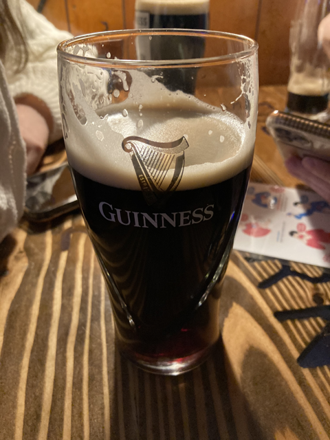 a guinness from the soccer